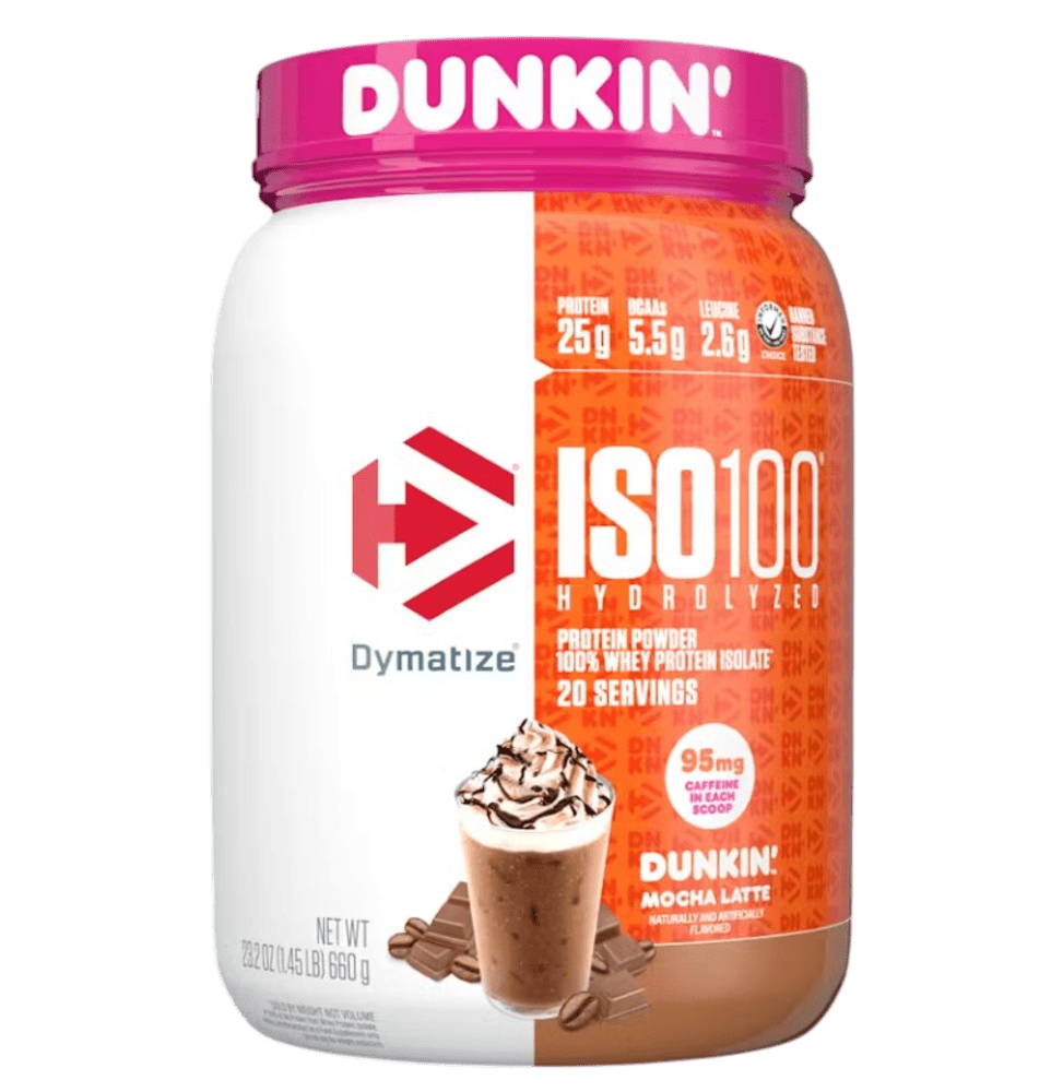 Captura de pantalla 2026-05-05 233321-Photoroom (1) (1) Dymatize ISO 100 Whey Dunkin Mocha 660g Polvo - Imagen 1
