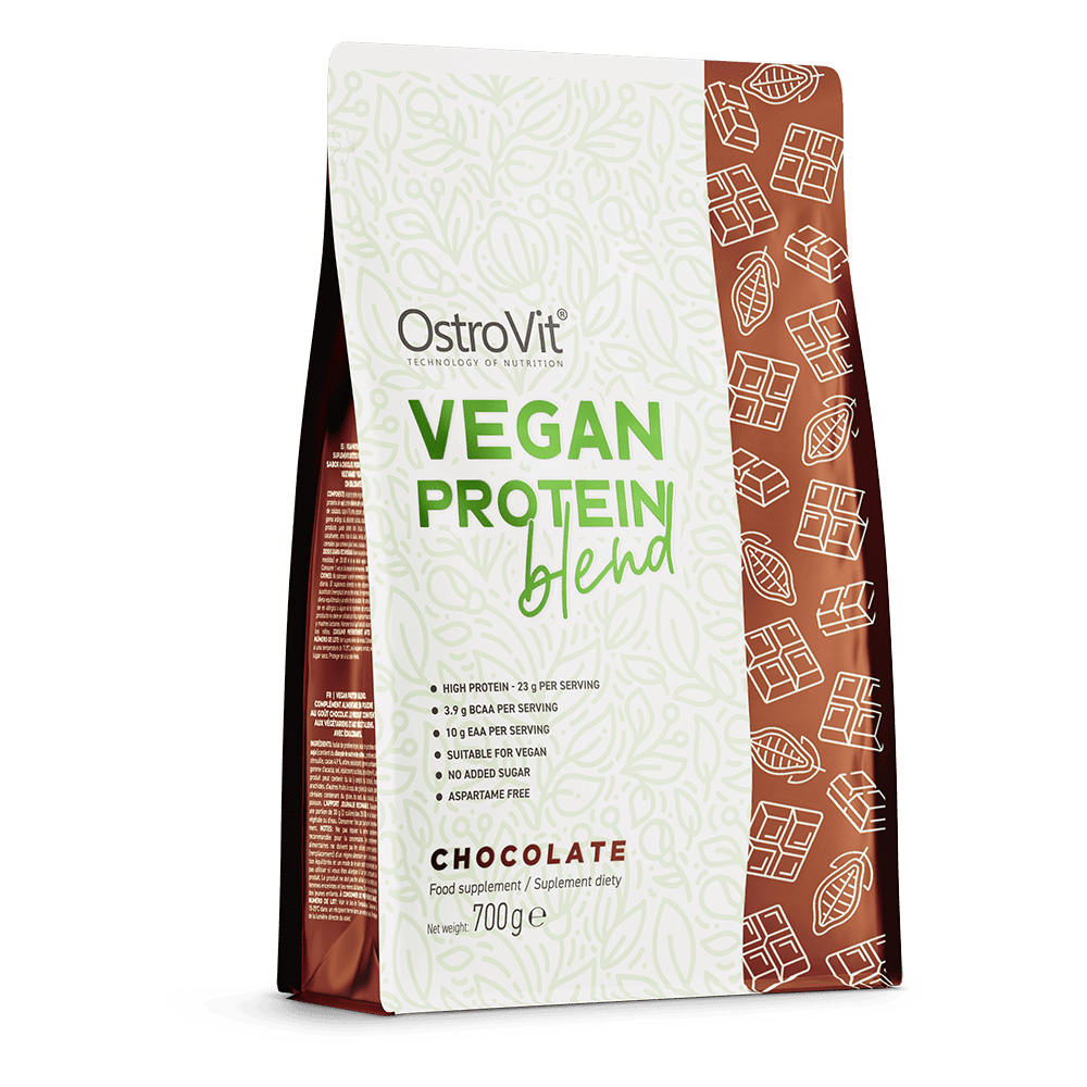 eng_pl_OstroVit-Vegan-Protein-Blend-700-g-26619_1 Vegan Protein Blend 700 g chocolate - Imagen 1